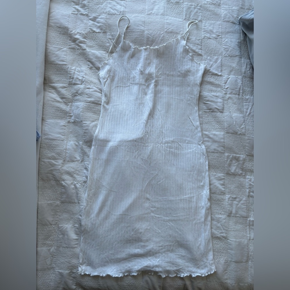 Short casual White Slip Dress